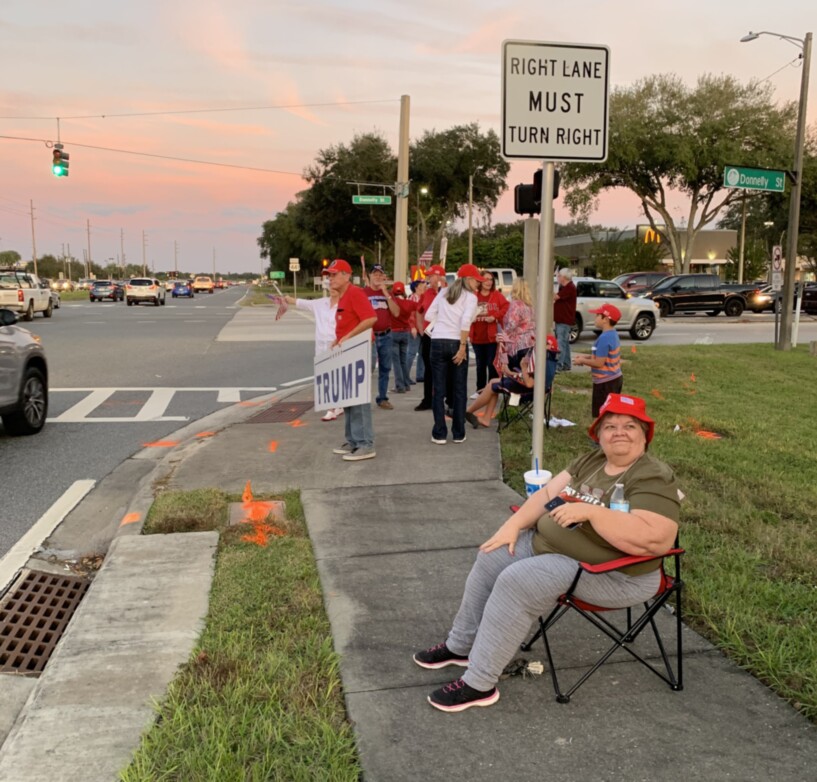 Trump flag rally at Mt Dora, 11-22-2019