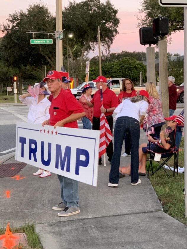 Trump flag rally at Mt Dora, 11-22-2019