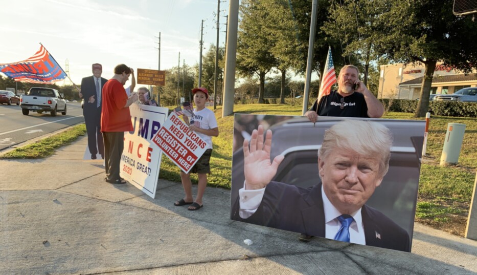 Trump flag rally at Clermont, 11-29-2019