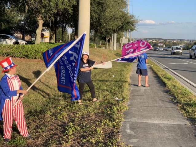 Trump flag rally at Clermont, 12-06-2019