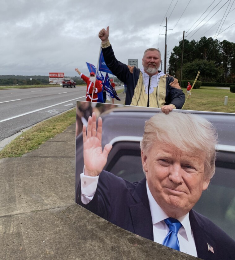 Trump flag rally at Minneola, 12-12-2019