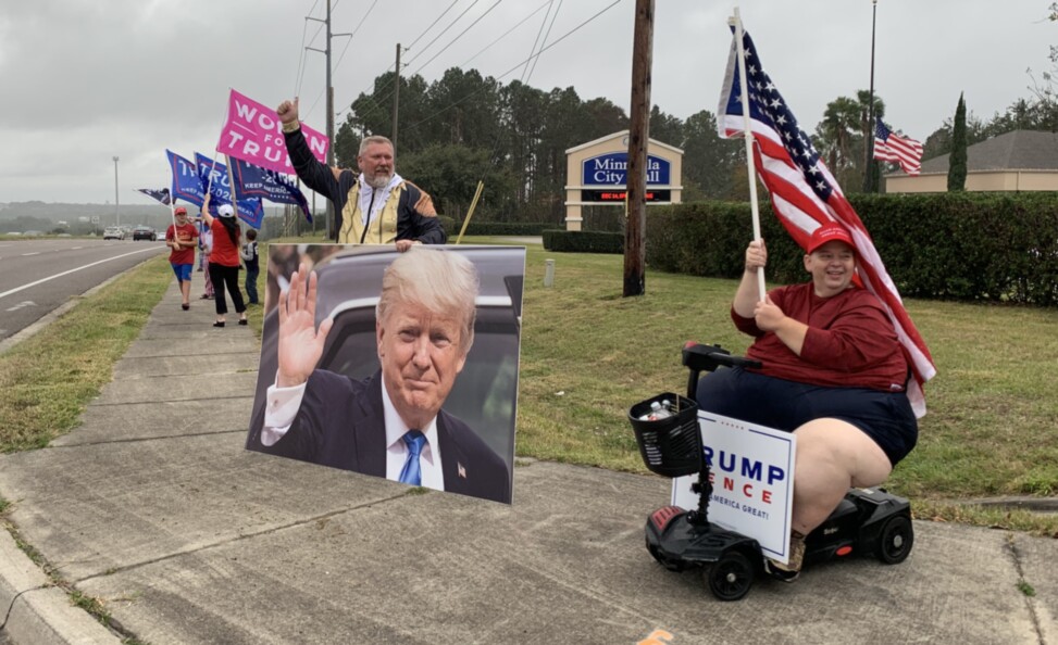 Trump flag rally at Minneola, 12-12-2019