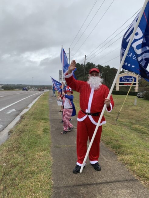 Trump flag rally at Minneola, 12-12-2019