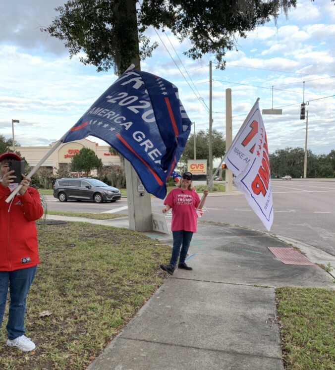 Trump flag rally at Tavares, 12-20-2019