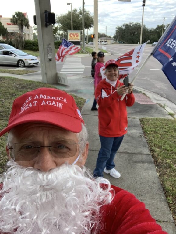 Trump flag rally at Tavares, 12-20-2019