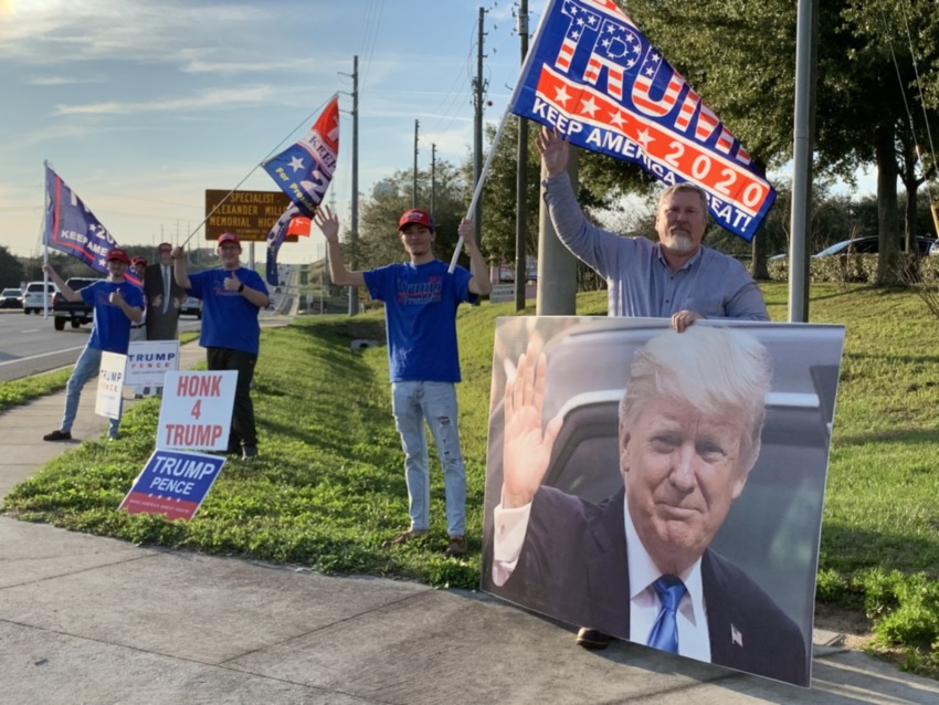 Trump flag rally at Clermont, 01-02-2020