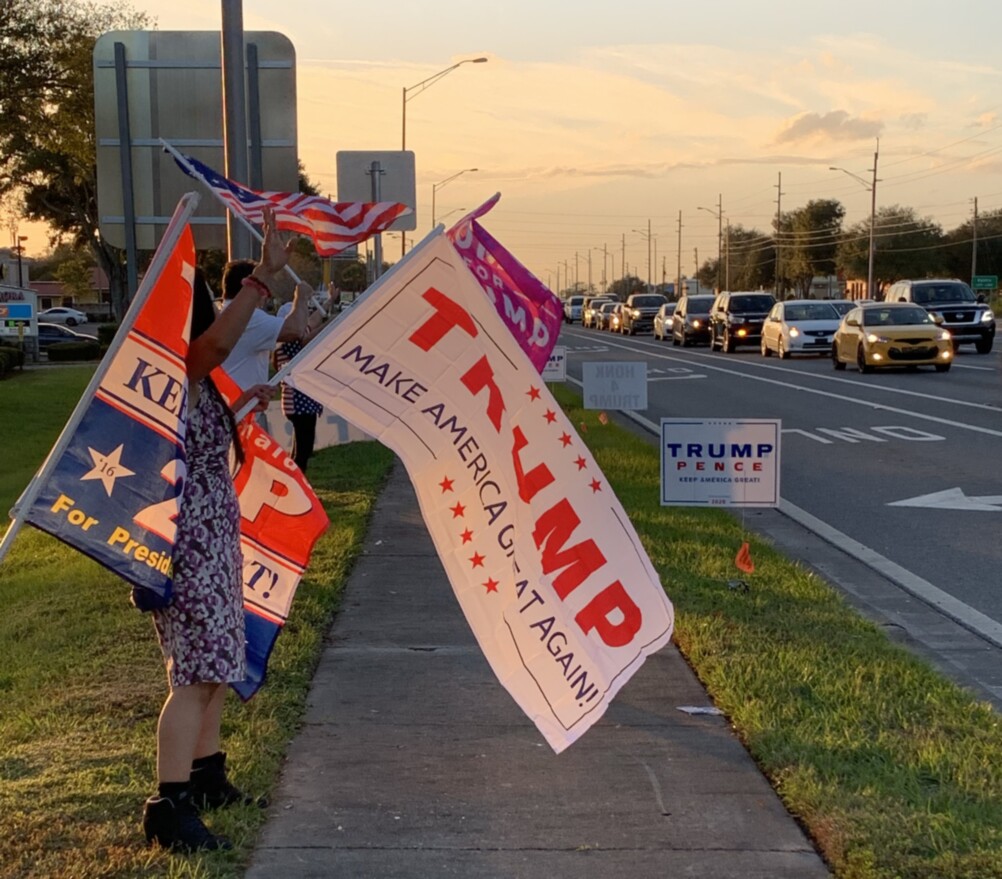 Trump flag rally at Mt Dora, 01-03-2020