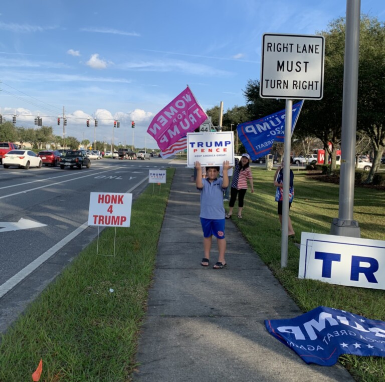 Trump flag rally at Mt Dora, 01-03-2020