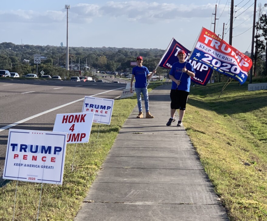 Trump flag rally at Minneola, 01-09-2020