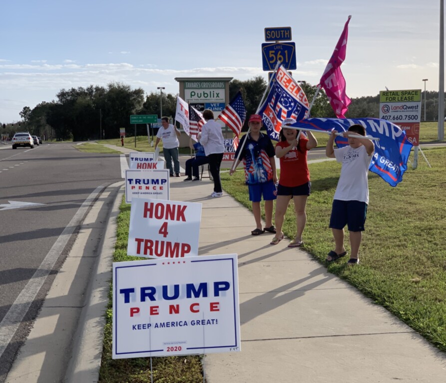 Trump flag rally at Tavares, 01-10-2020