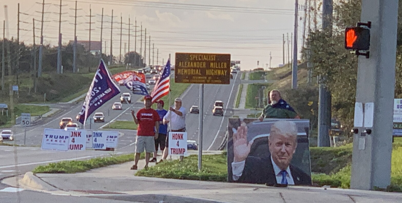 Trump flag rally at Clermont, 01-16-2020