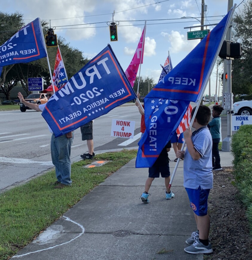 Trump flag rally at Eustis, 01-17-2020