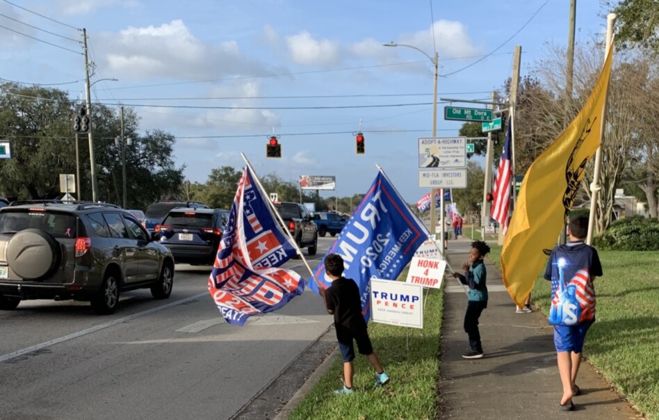 Trump flag rally at Eustis, 01-17-2020