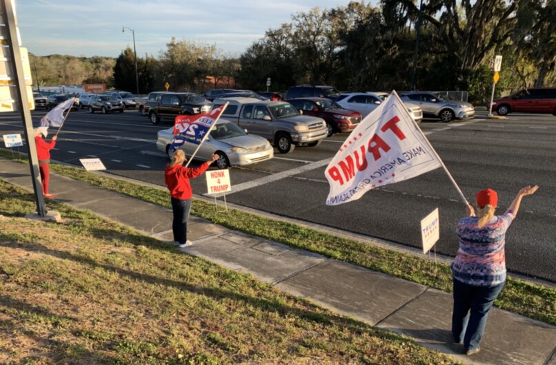 Trump flag rally at Leesburg, 01-17-2020