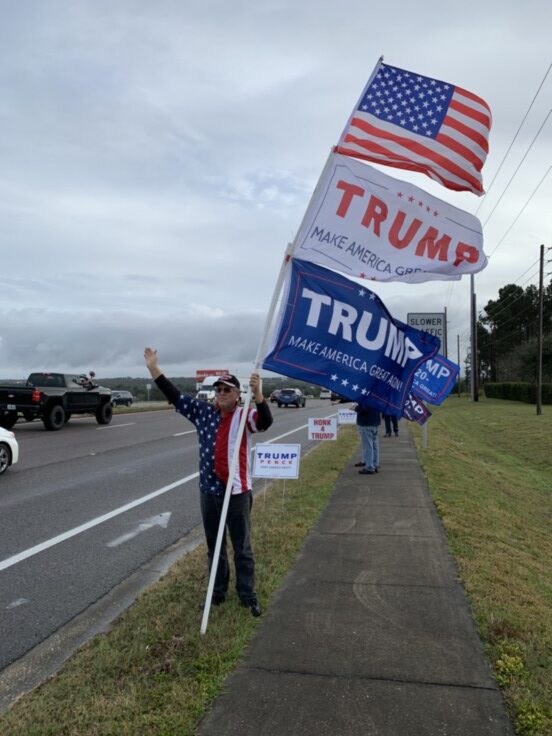 Trump flag rally at Minneola, 01-23-2020