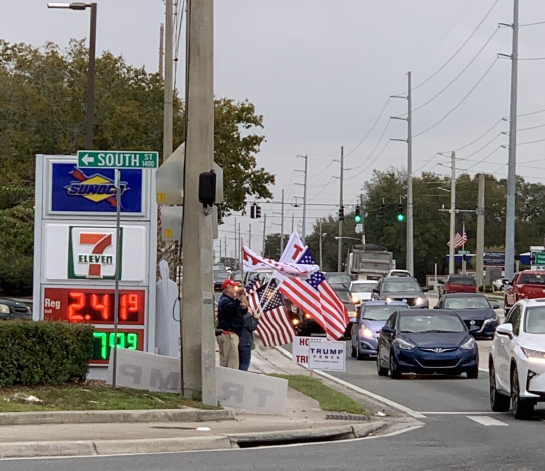 Trump flag rally at Leesburg, 01-24-2020