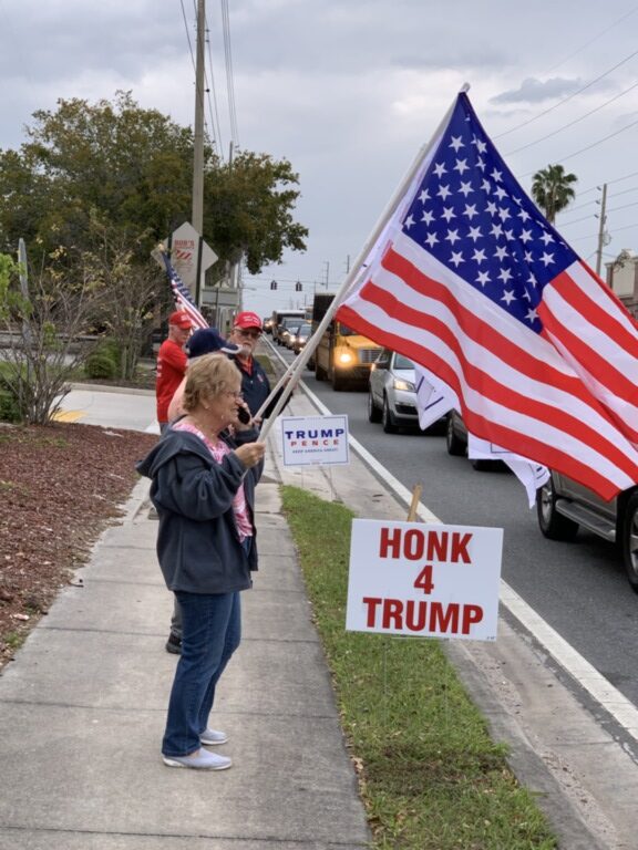 Trump flag rally at Leesburg, 01-24-2020