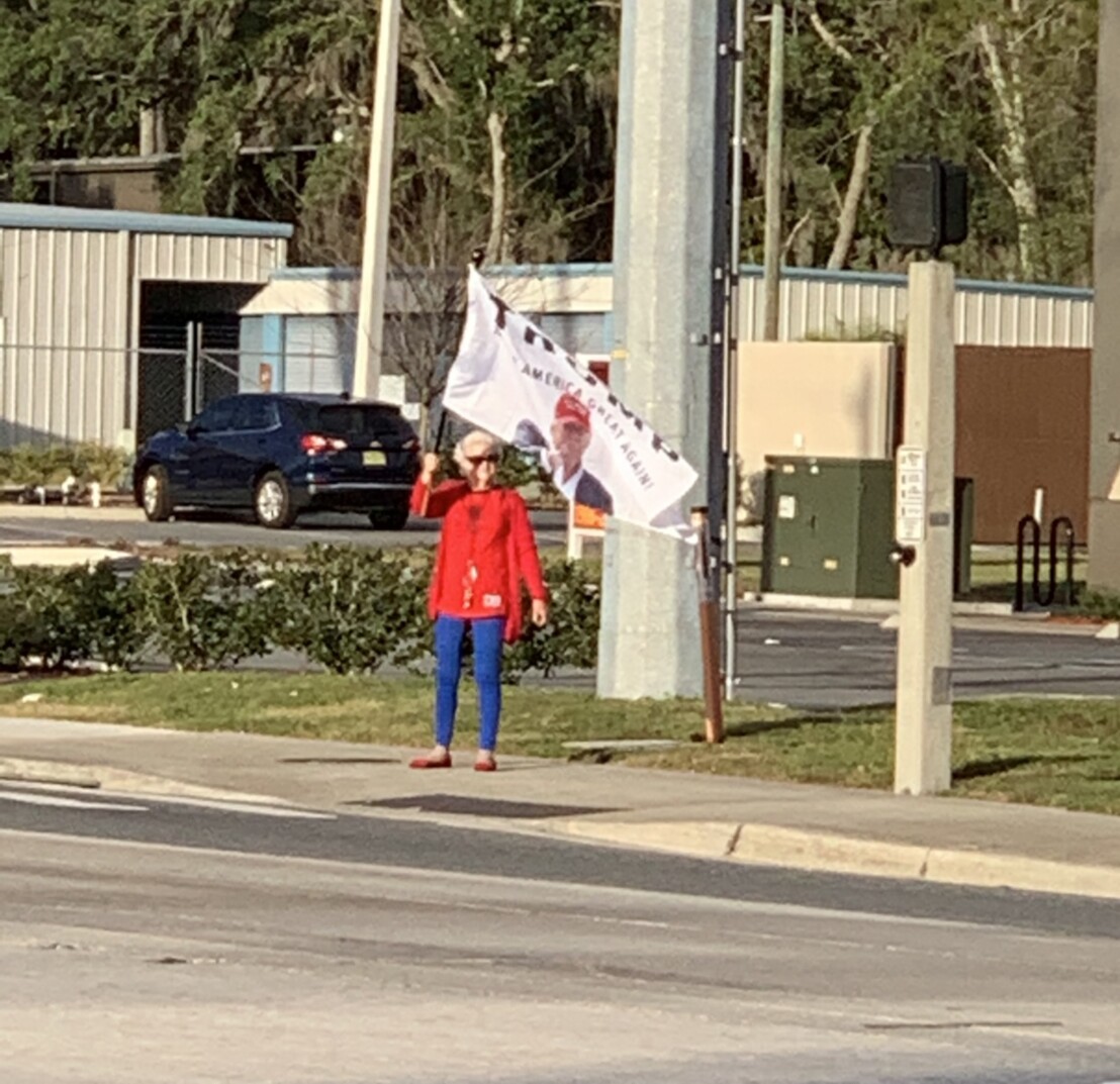 Trump flag rally at Leesburg, 01-24-2020