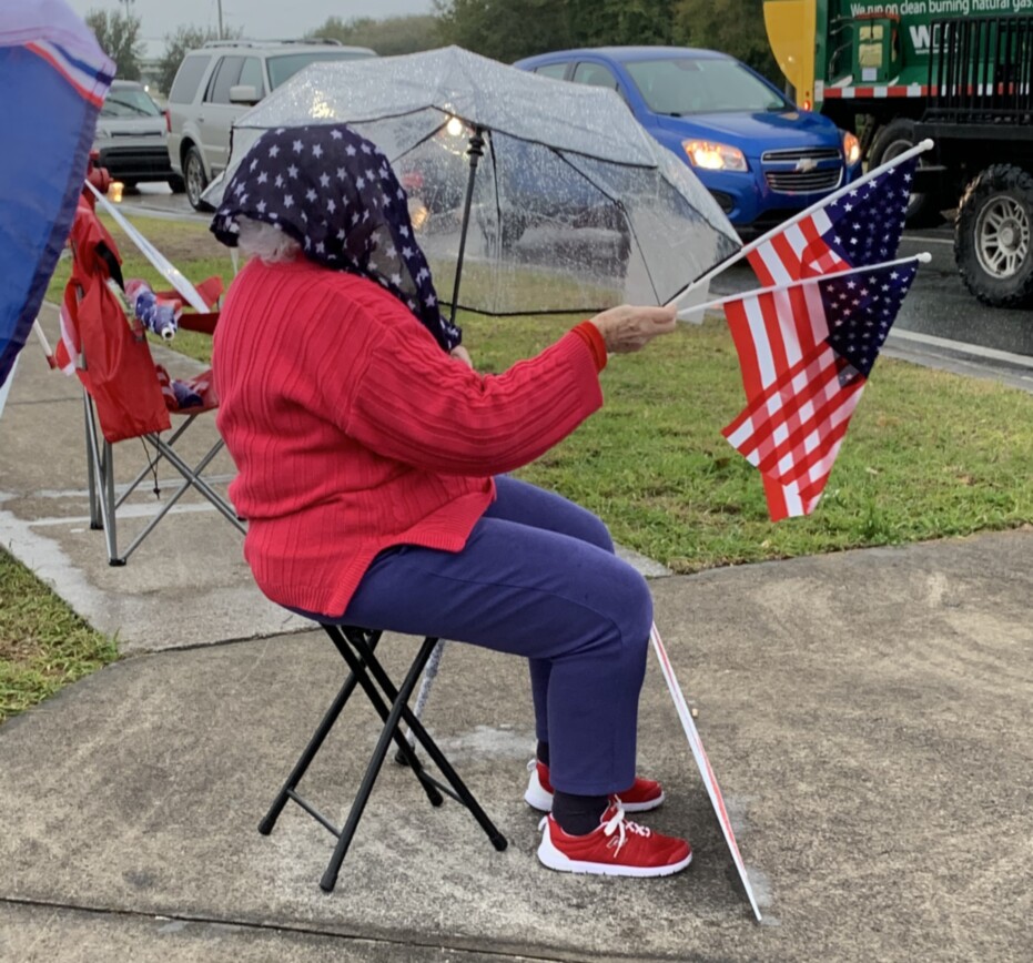 Trump flag rally at Tavares, 01-31-2020