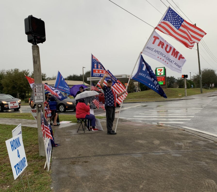 Trump flag rally at Tavares, 01-31-2020