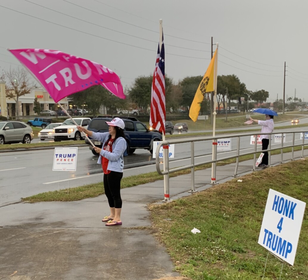 Trump flag rally at Tavares, 01-31-2020