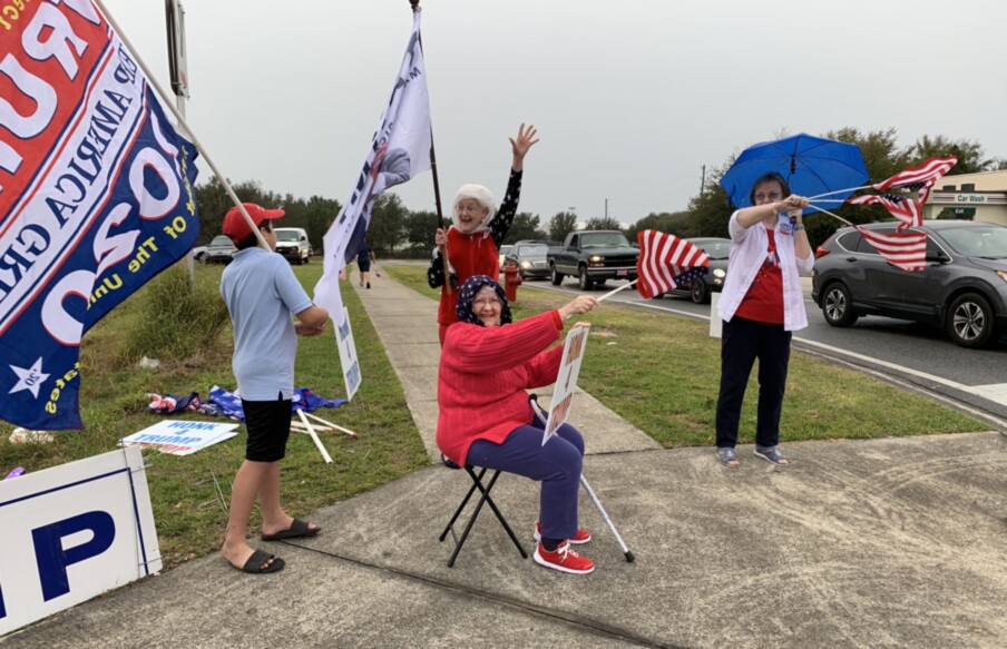 Trump flag rally at Tavares, 01-31-2020