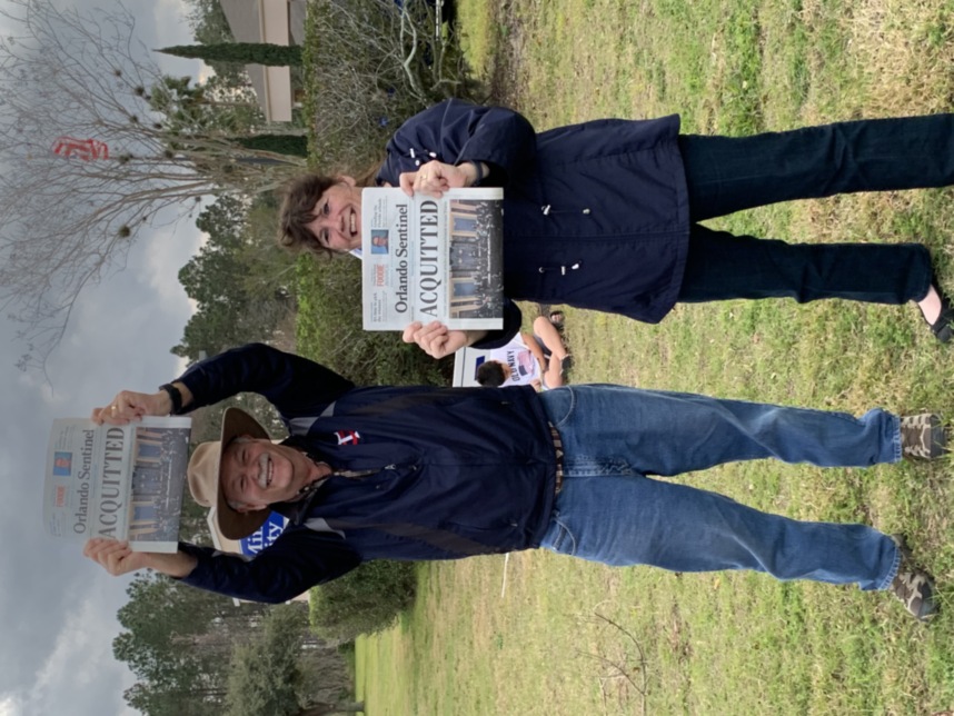 Trump flag rally at Minneola, 02-06-2020