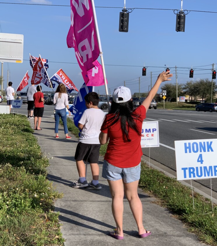 Trump flag rally at Clermont, 02-13-2020