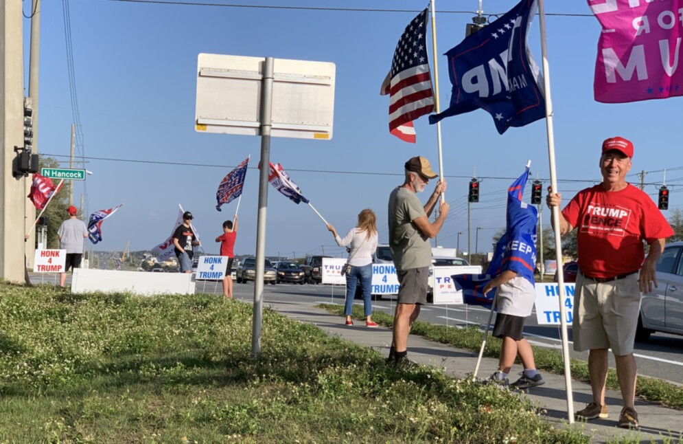 Trump flag rally at Clermont, 02-13-2020