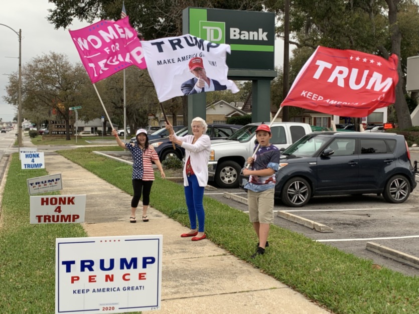 Trump flag rally at Eustis, 02-14-2020