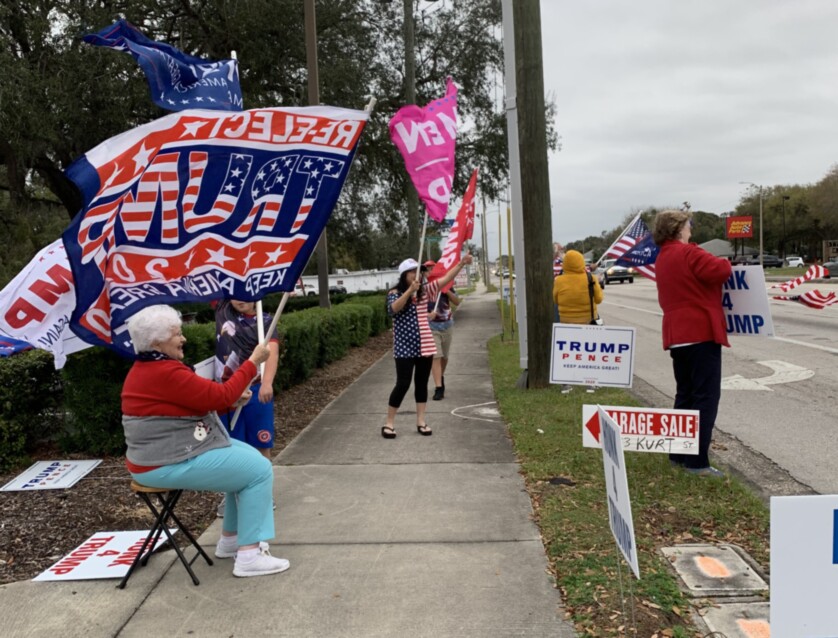 Trump flag rally at Eustis, 02-14-2020