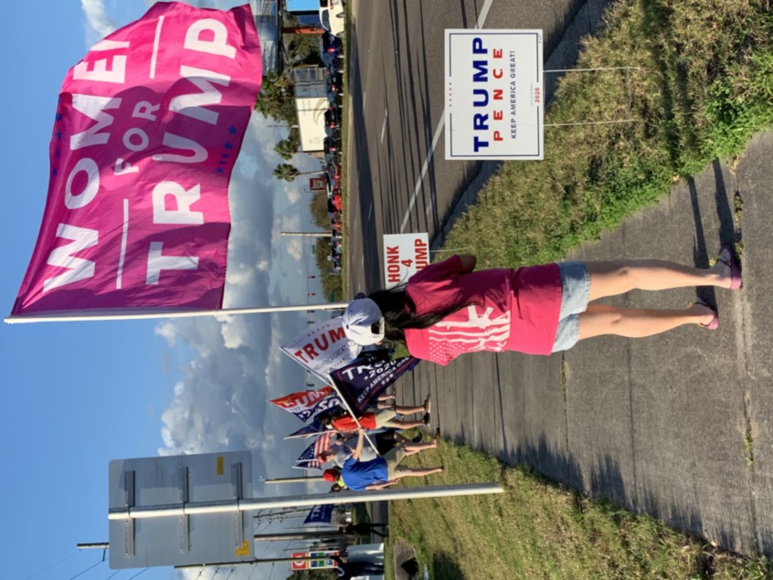 Trump flag rally at Minneola, 02-20-2020