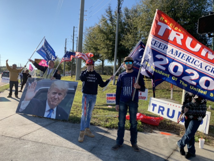 Trump flag rally at Clermont, 02-27-2020