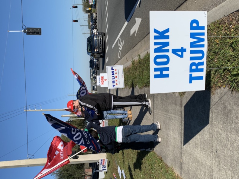 Trump flag rally at Clermont, 02-27-2020