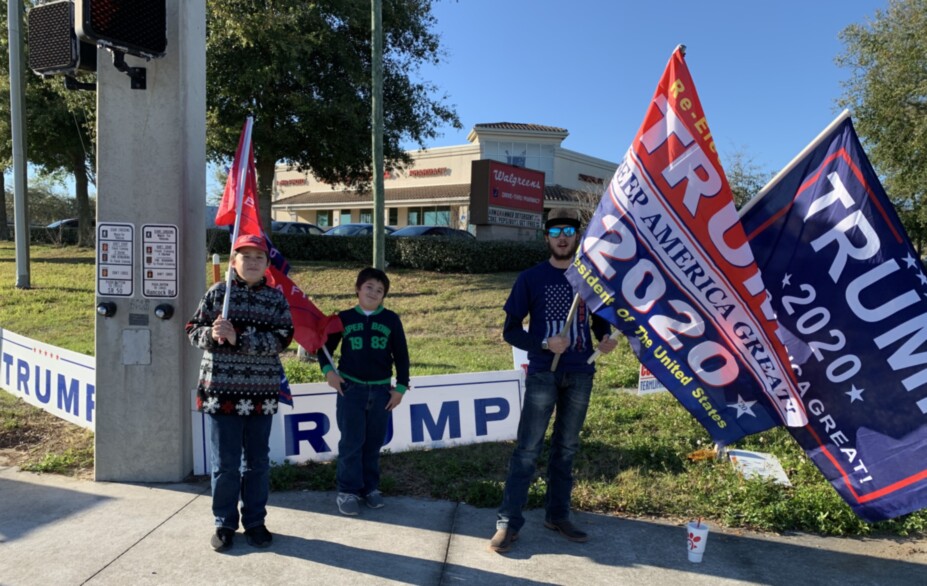 Trump flag rally at Clermont, 02-27-2020