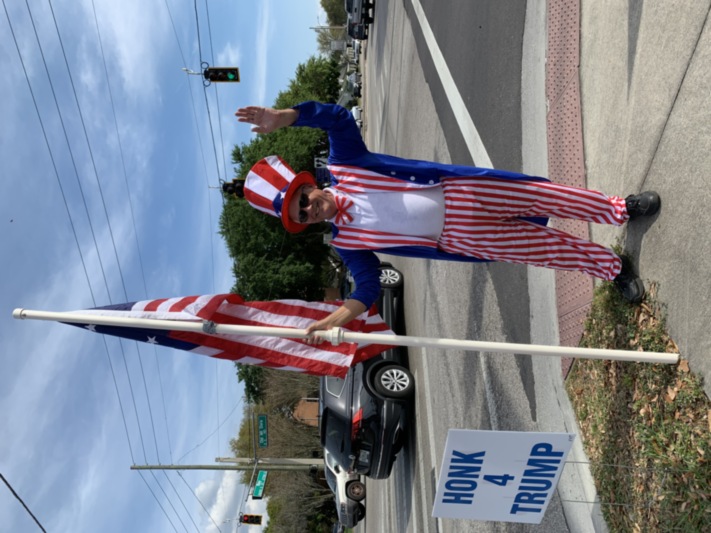 Trump flag rally at Eustis, 03-13-2020