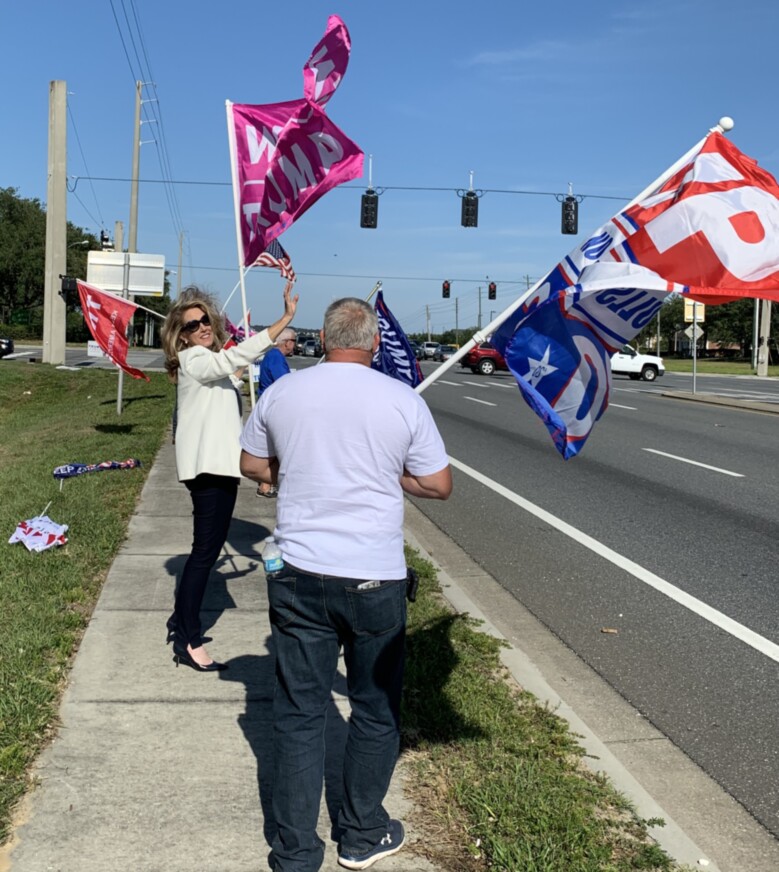 Trump flag rally at Clermont, 05-07-2020