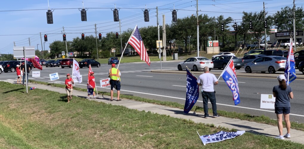 Trump flag rally at Clermont, 05-07-2020