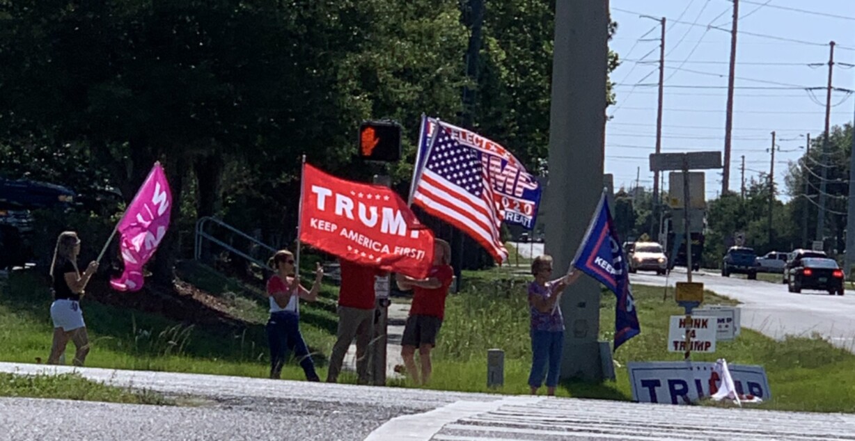 Trump flag rally at Eustis, 05-08-2020