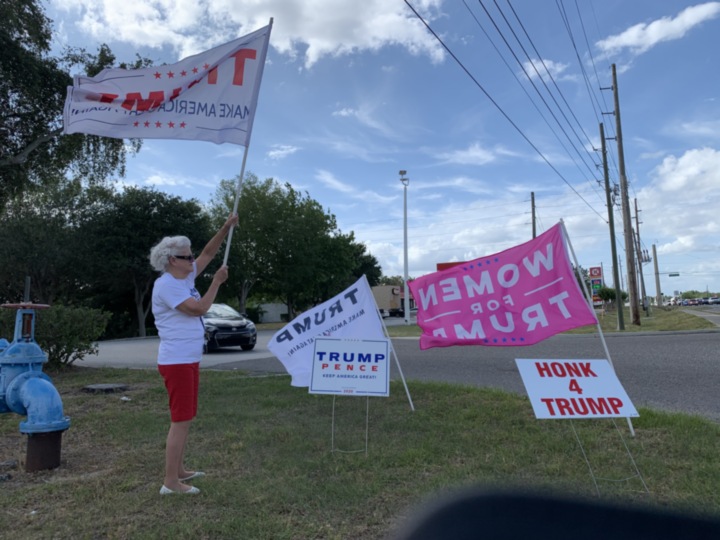 Trump flag rally at Minneola, 05-14-2020