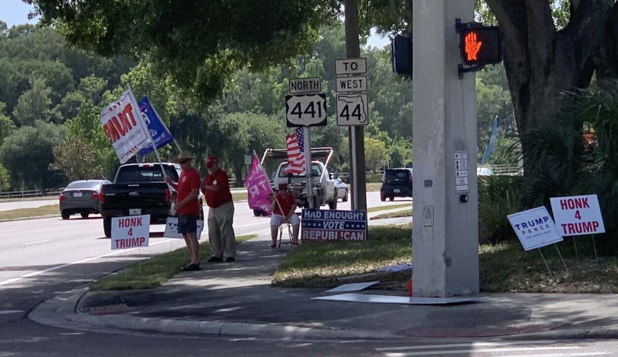 Trump flag rally at Tavares, 05-15-2020