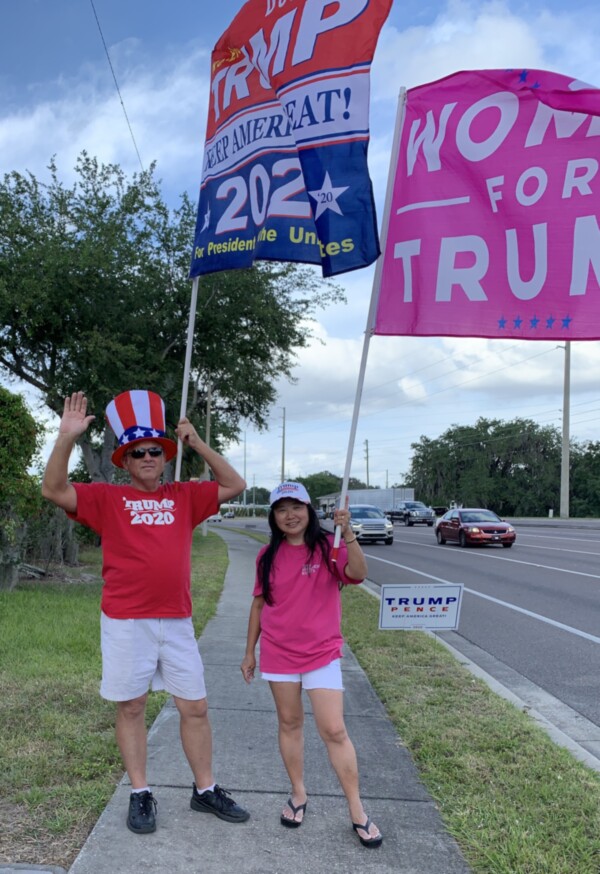 Trump flag rally at Tavares, 05-15-2020