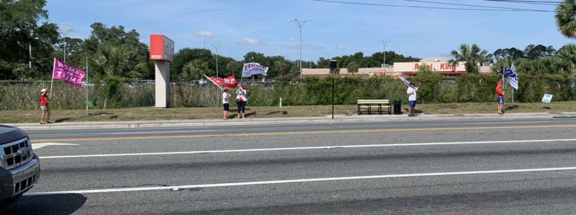 Trump flag rally at Leesburg, 05-23-2020