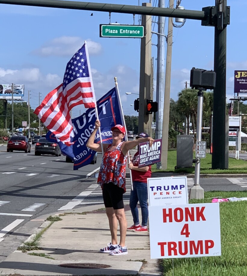 Trump flag rally at Leesburg, 05-23-2020