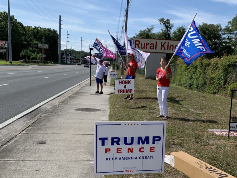 Trump flag rally at Leesburg, 05-23-2020