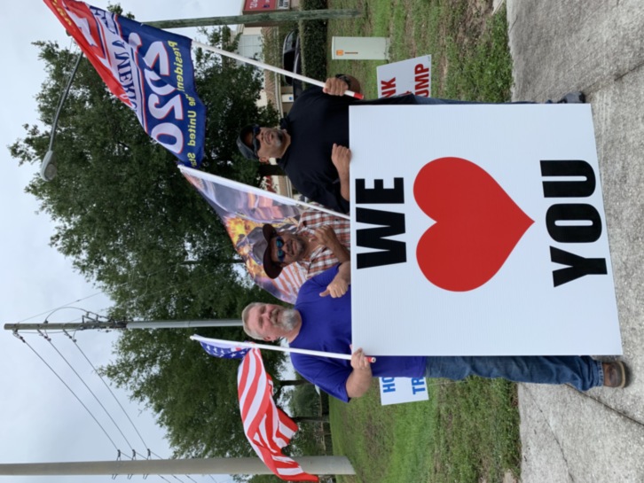 Trump flag rally at Clermont, 06-04-2020