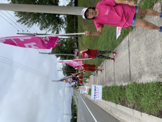 Trump flag rally at Clermont, 06-04-2020