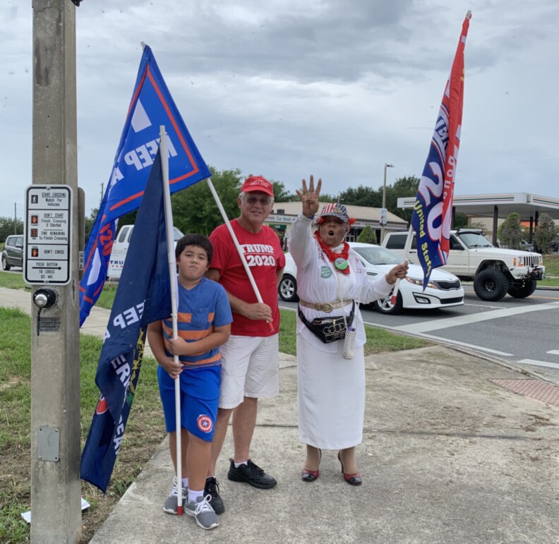 Trump flag rally at Tavares, 06-05-2020