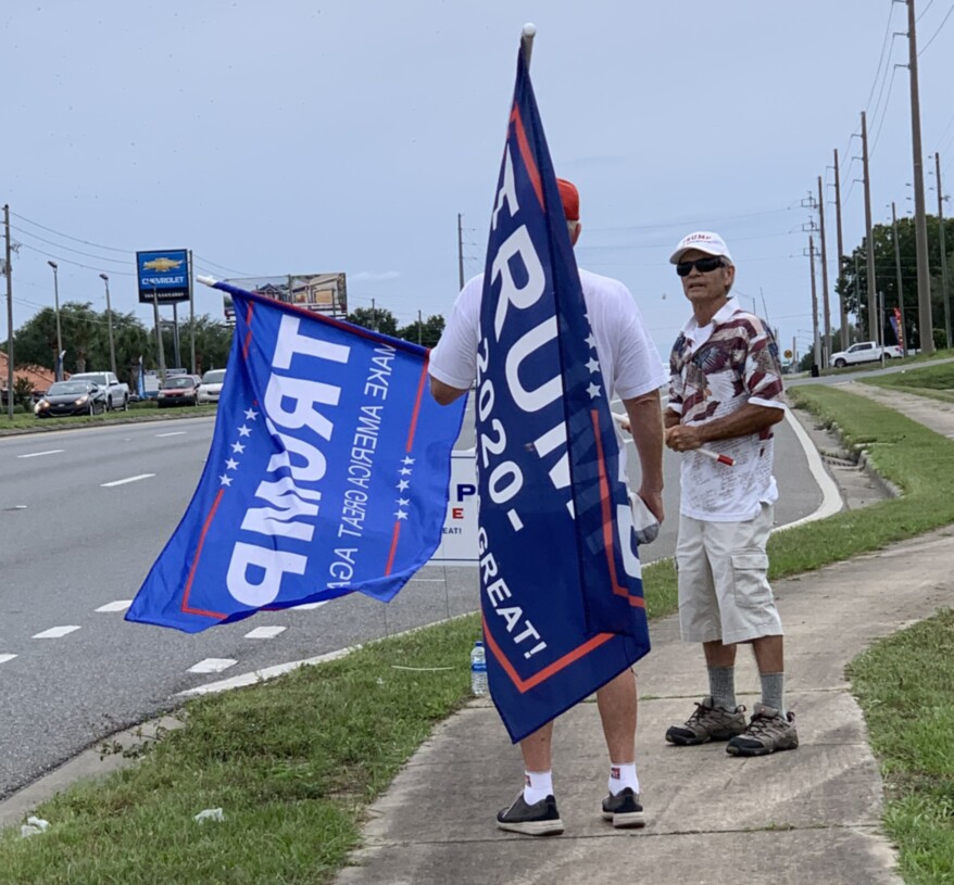 Trump flag rally at Tavares, 06-05-2020