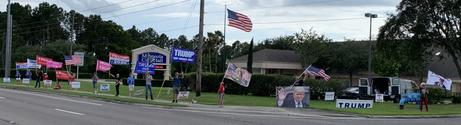 Trump flag rally at Minneola, 06-11-2020